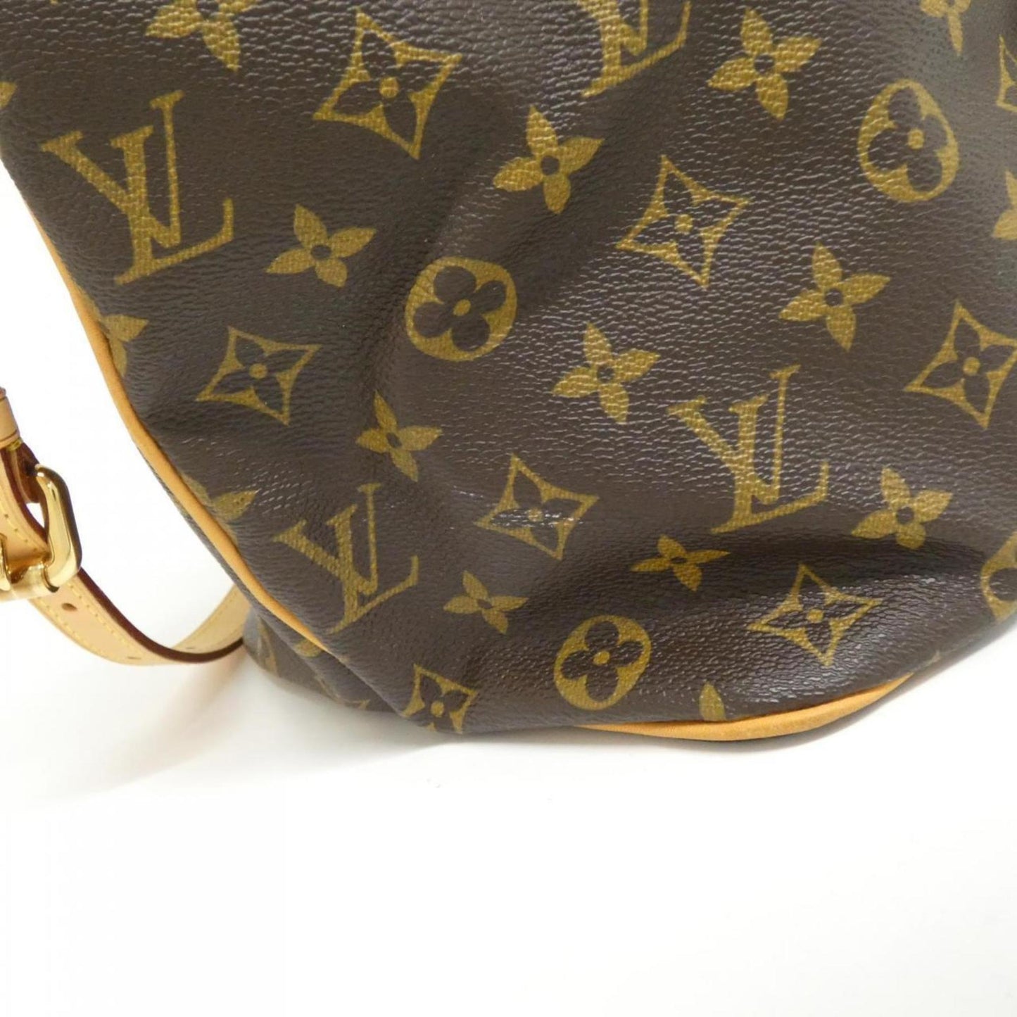 Louis Vuitton Coated Canvas Brown Handbags