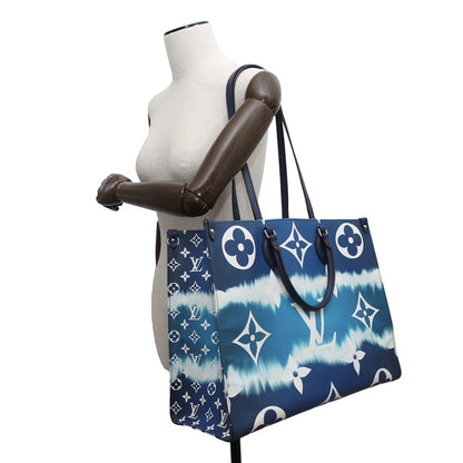 Louis Vuitton Monogram Canvas Blue Tote Bags