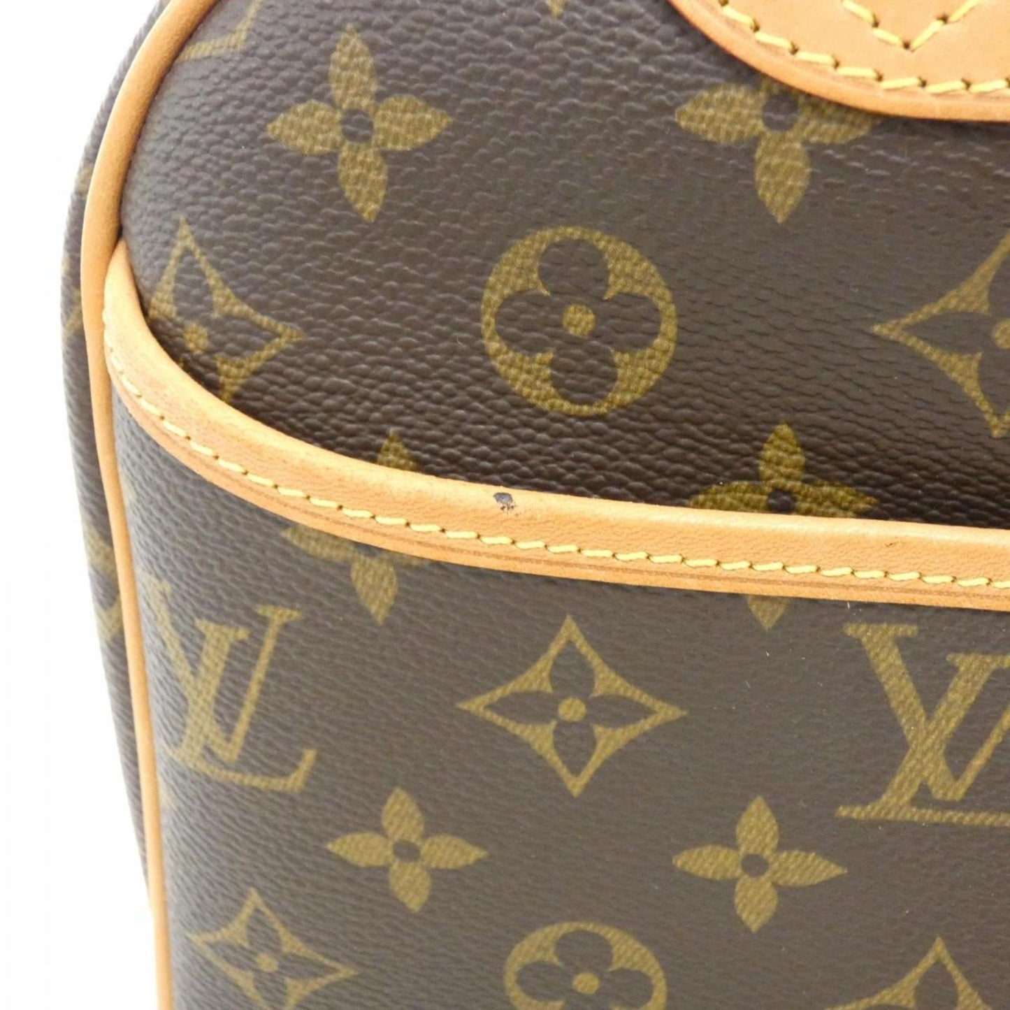 Louis Vuitton Coated Canvas Brown Handbags