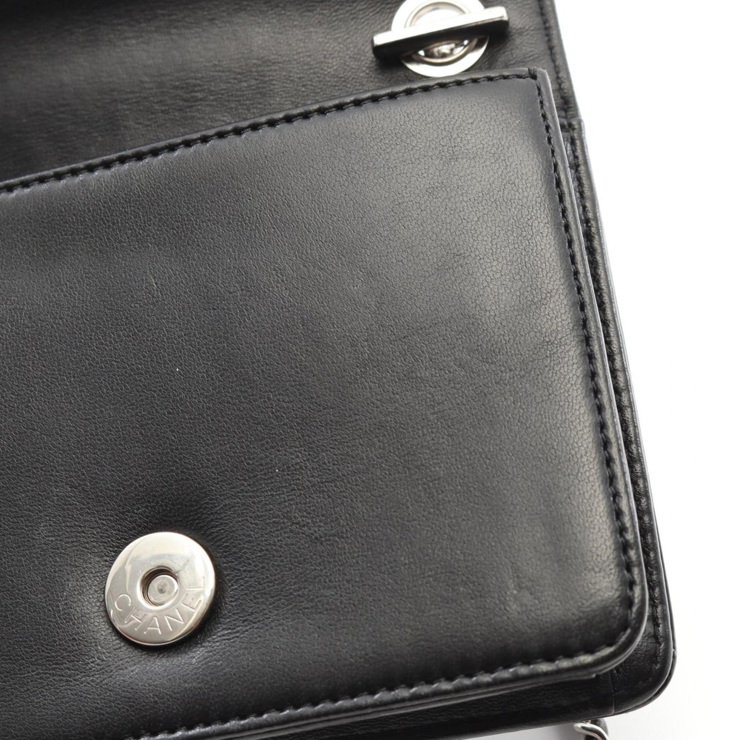 Chanel Patent Black Shoulder Bags