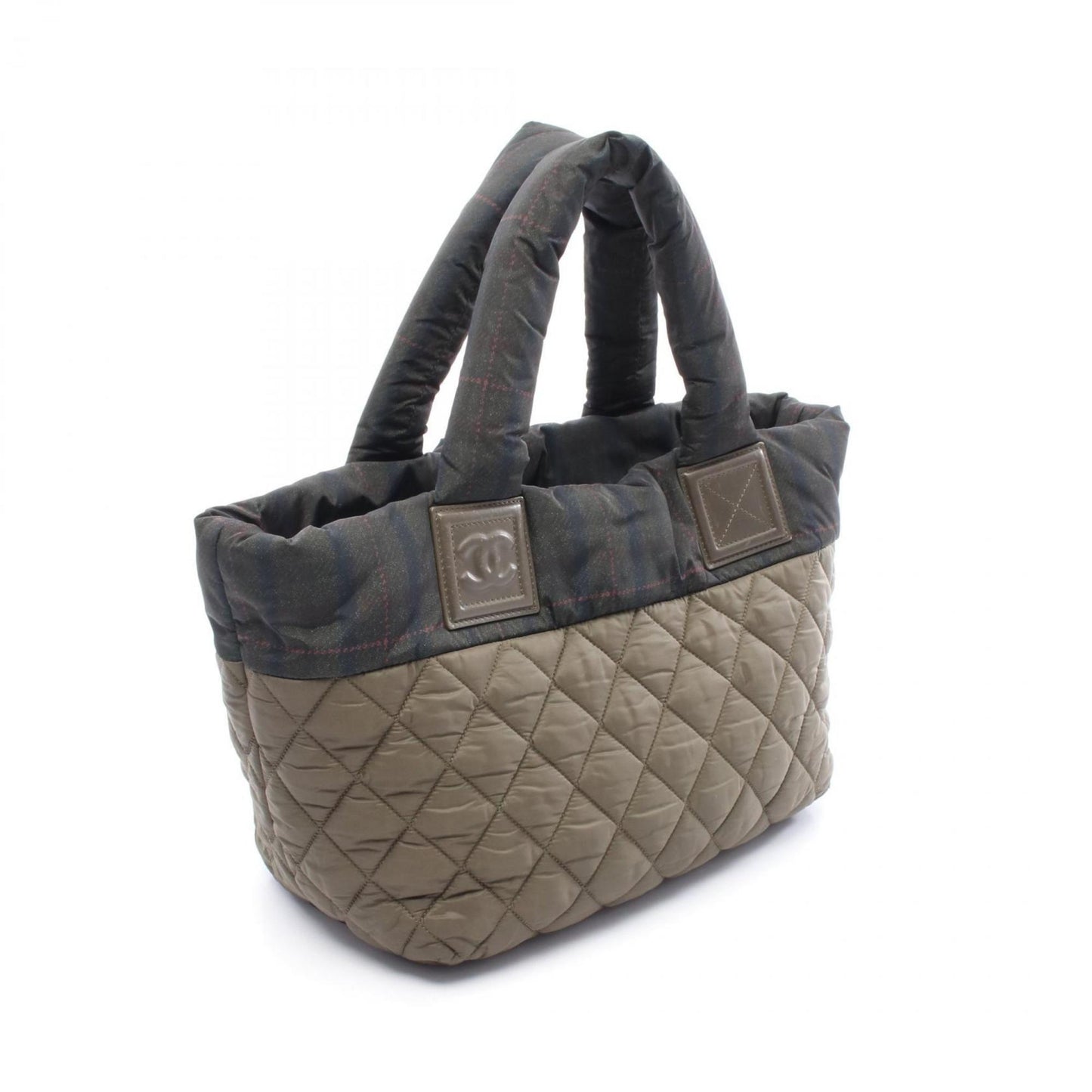Chanel Nylon Green Tote Bags