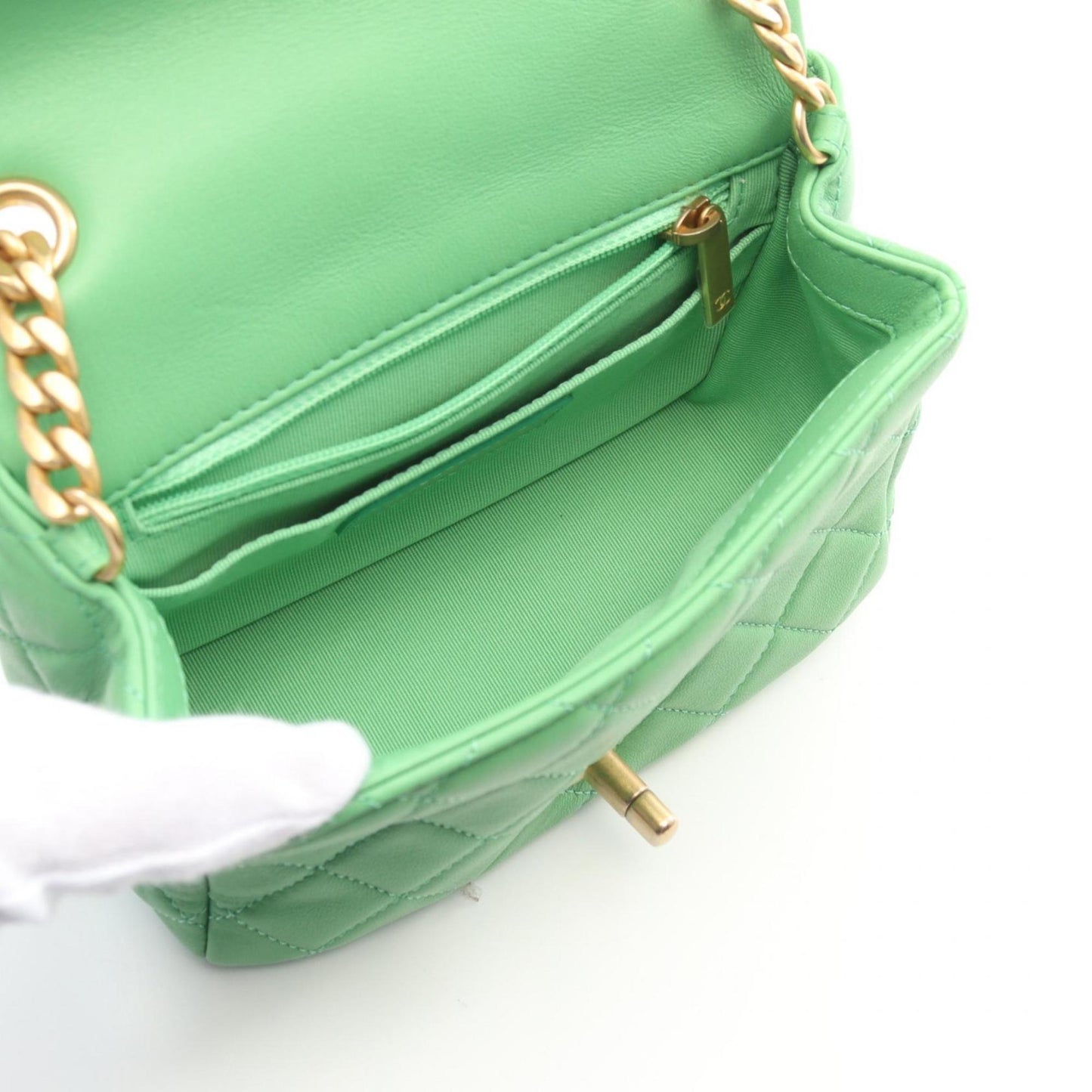 Chanel Others Green Shoulder Bags