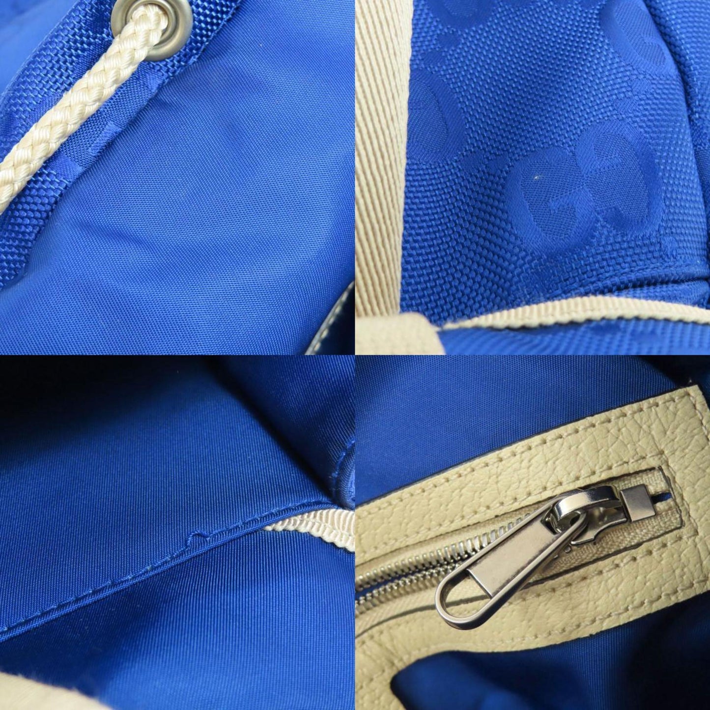 Gucci Nylon Blue Backpacks