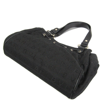 Bvlgari Canvas Black Handbags
