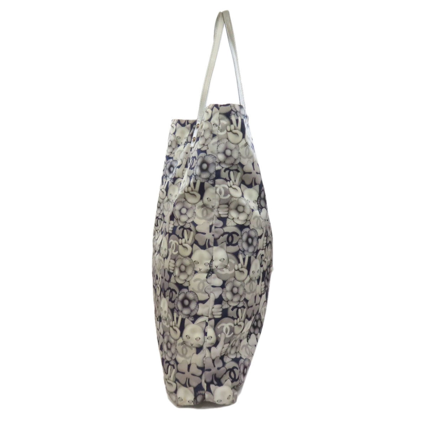 Chanel Nylon Gray Tote Bags