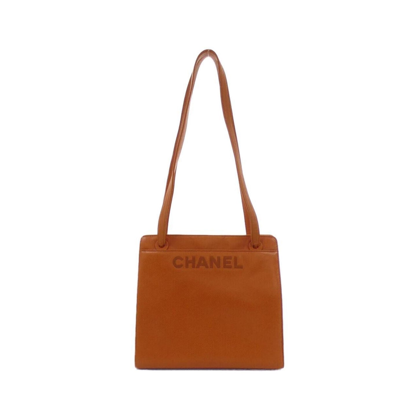 Chanel Calfskin Orange Shoulder Bags