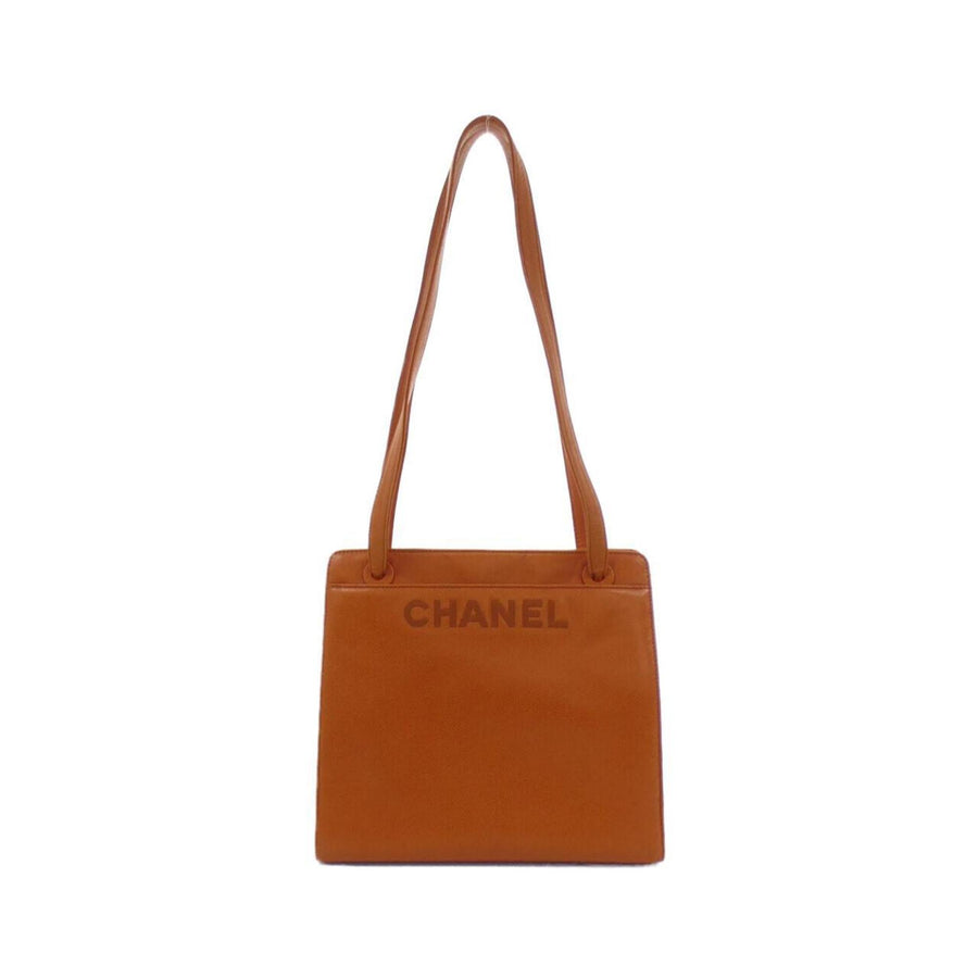 Chanel Calfskin Orange Shoulder Bags