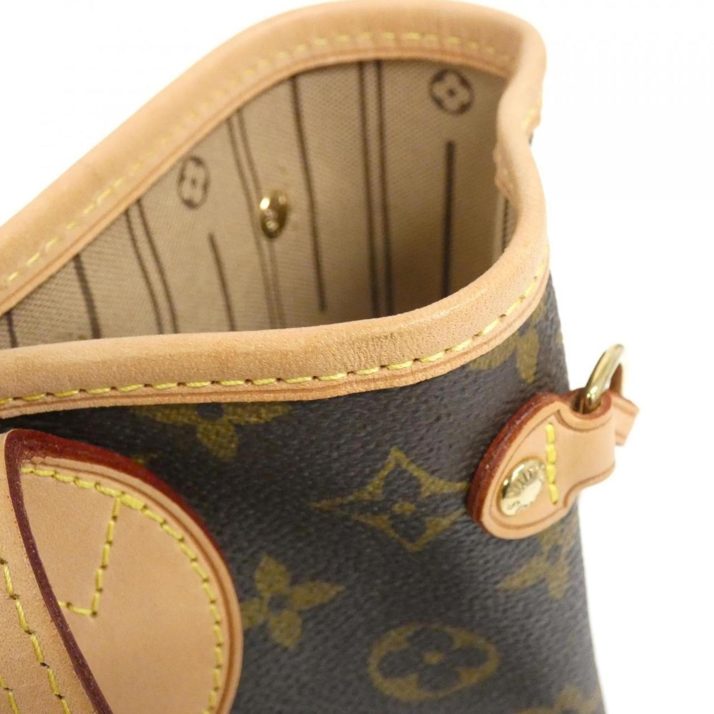 Louis Vuitton Coated Canvas Brown Handbags