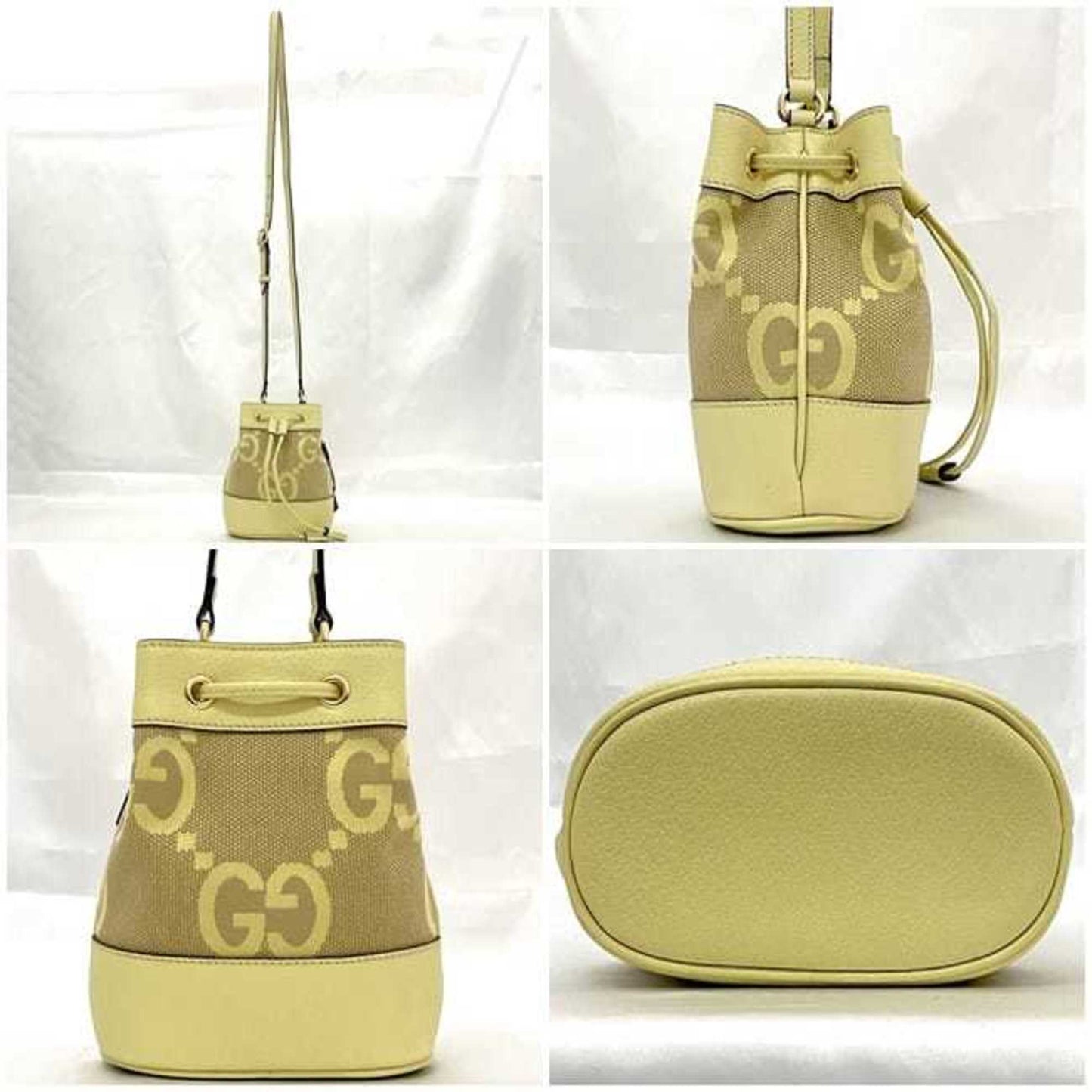 Gucci Canvas Yellow Shoulder Bags