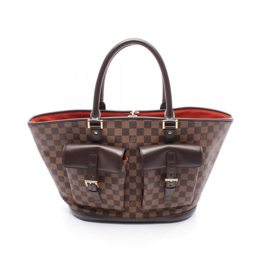 Louis Vuitton Coated Canvas Brown Handbags