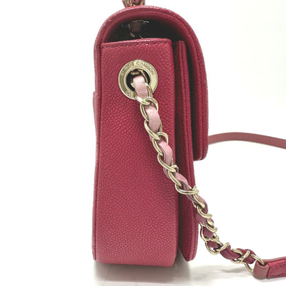 Chanel Calfskin Pink Shoulder Bags
