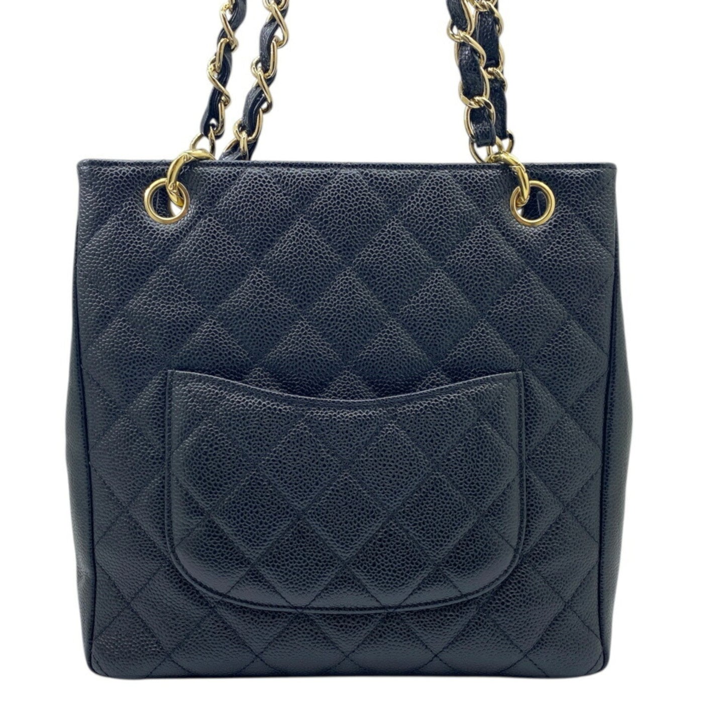 Chanel Calfskin Black Shoulder Bags
