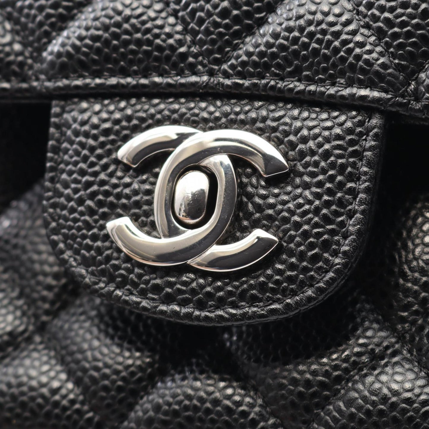 Chanel Calfskin Black Shoulder Bags