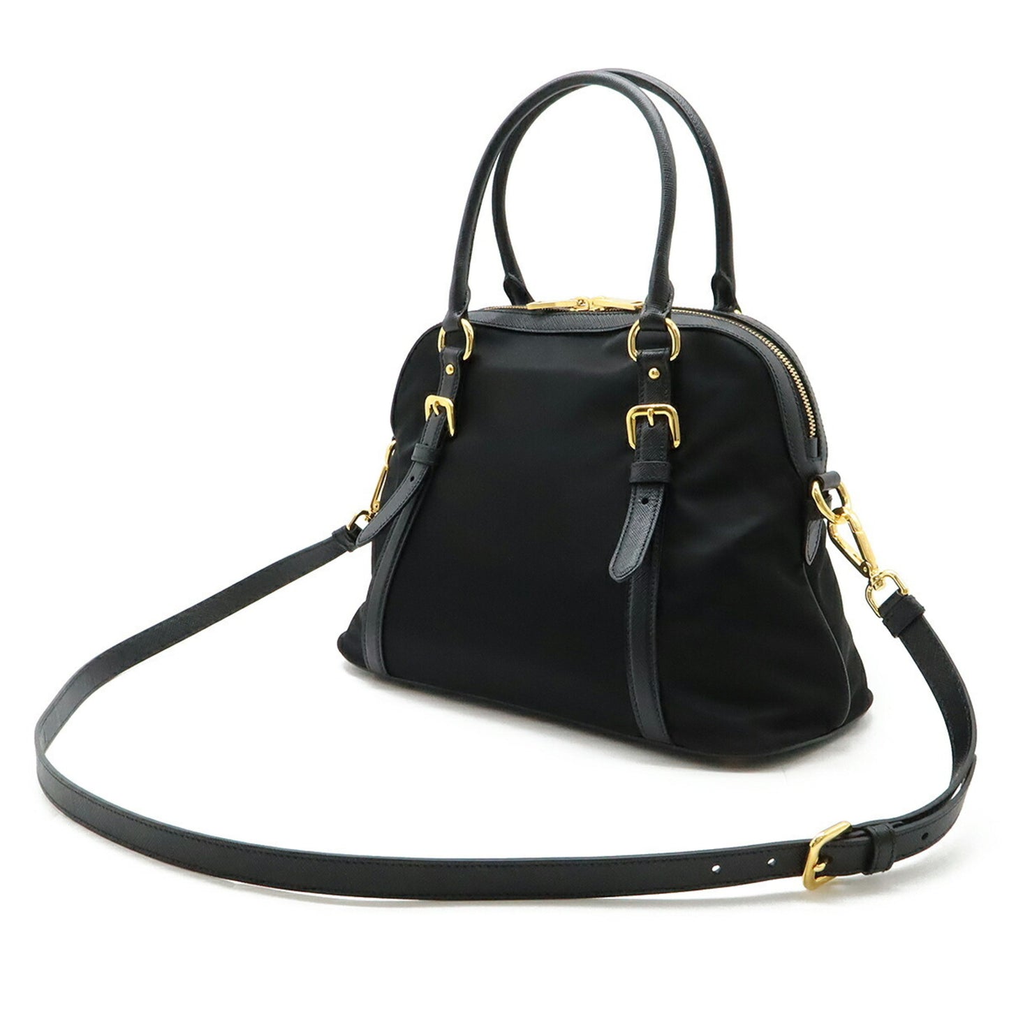 Prada Nylon Black Handbags
