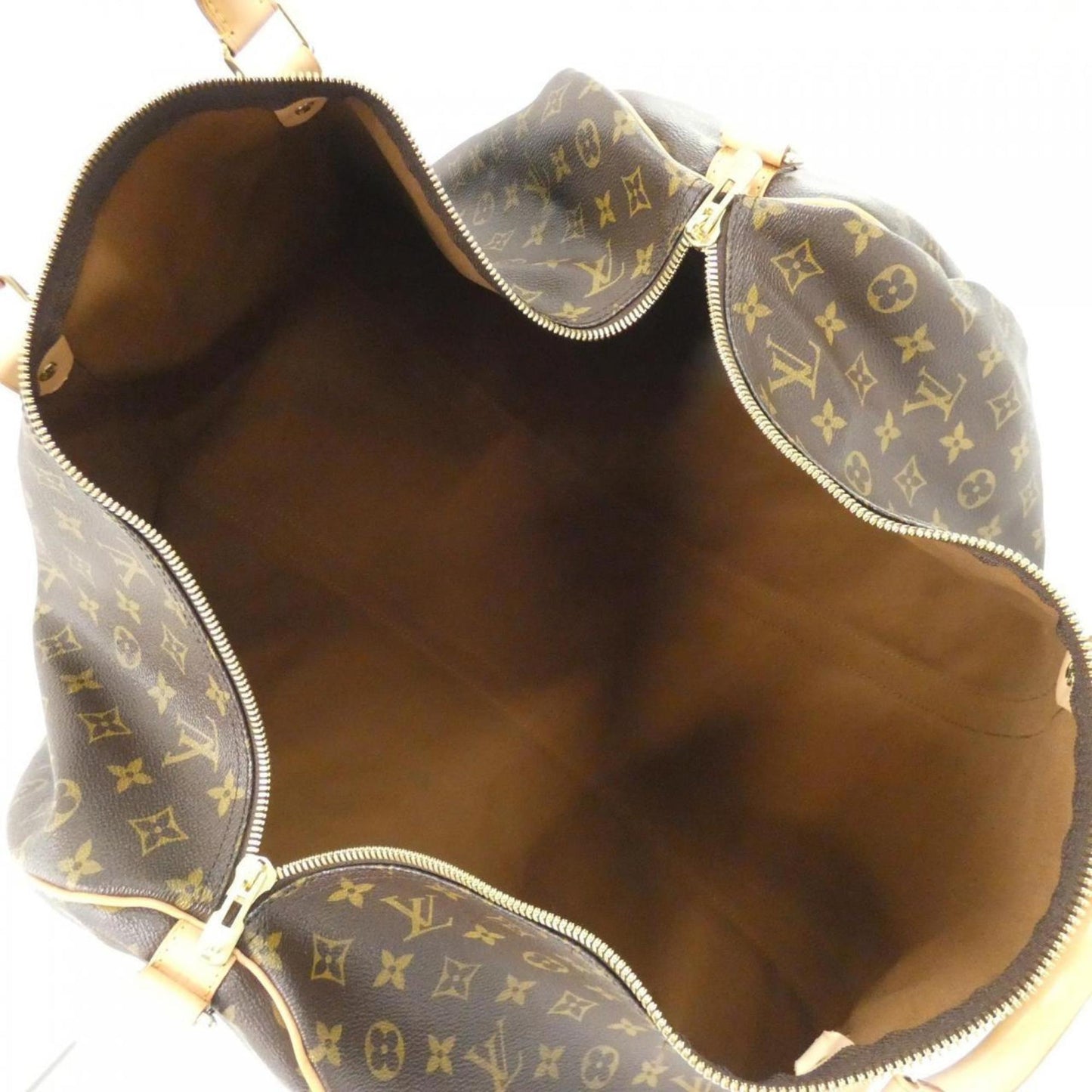 Louis Vuitton Coated Canvas Brown Travel Bags