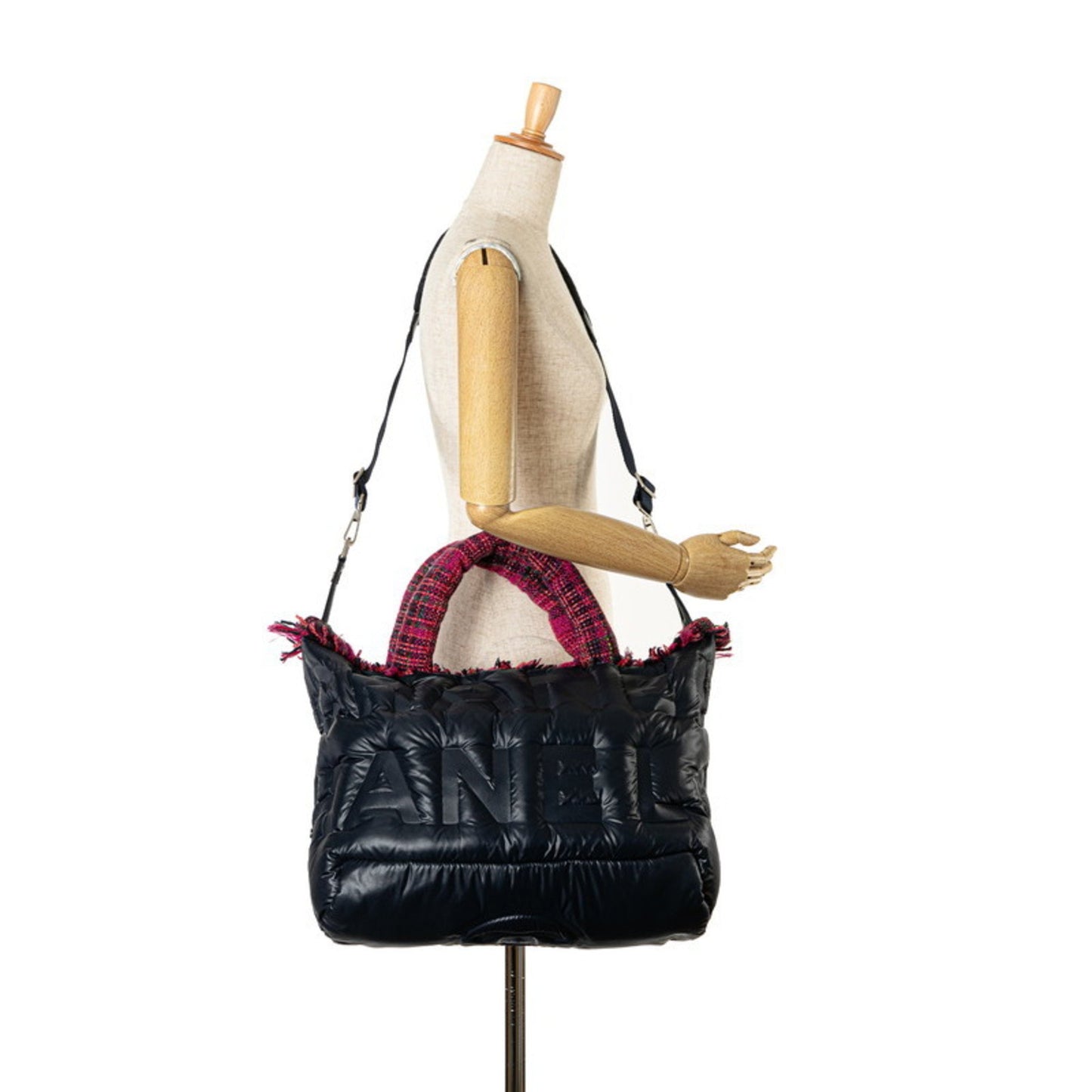 Chanel Nylon Blue Handbags