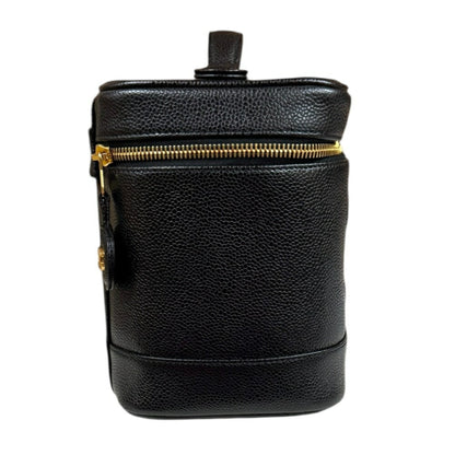Chanel Calfskin Black Handbags