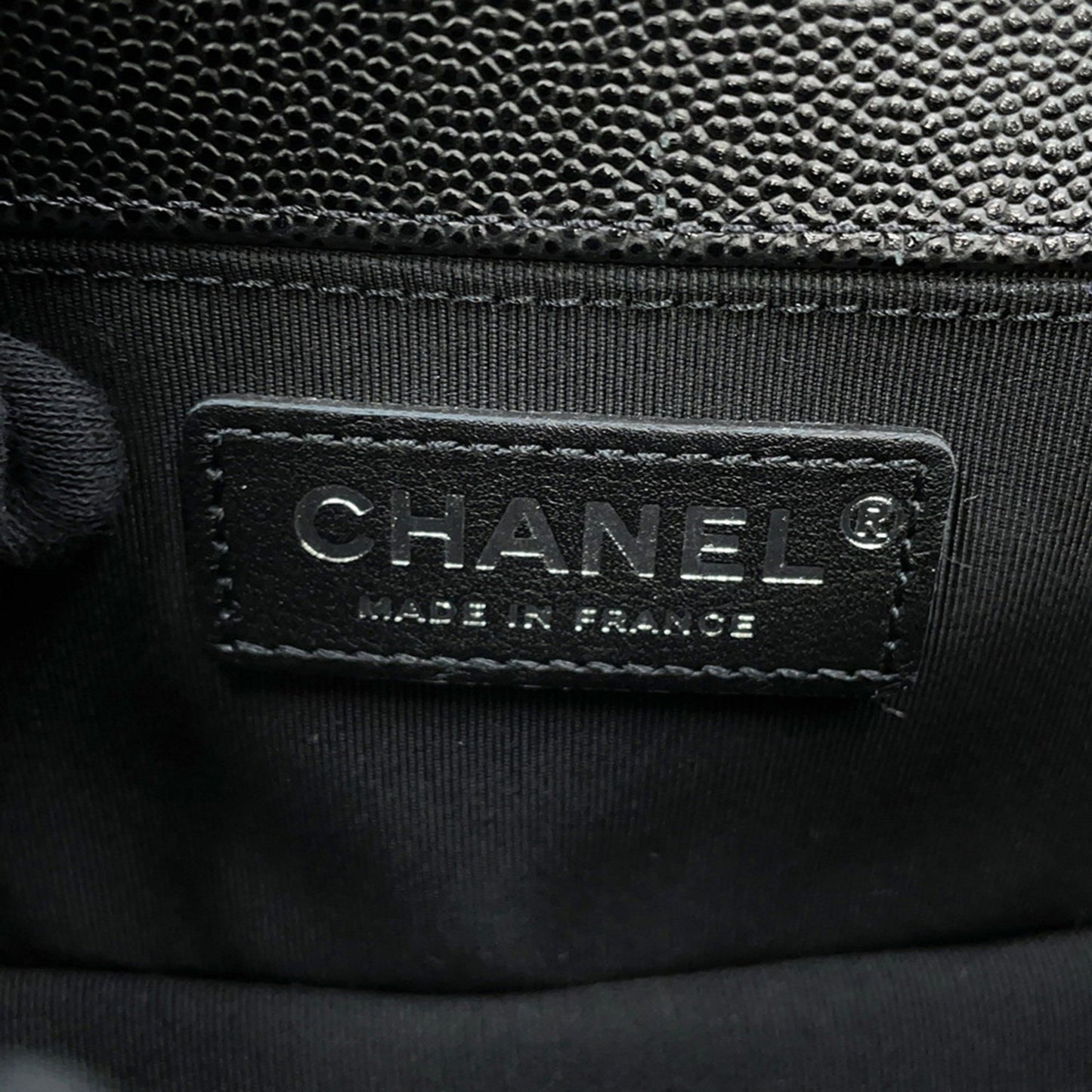 Chanel Calfskin Black Shoulder Bags