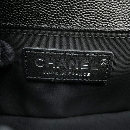 Chanel Calfskin Black Shoulder Bags