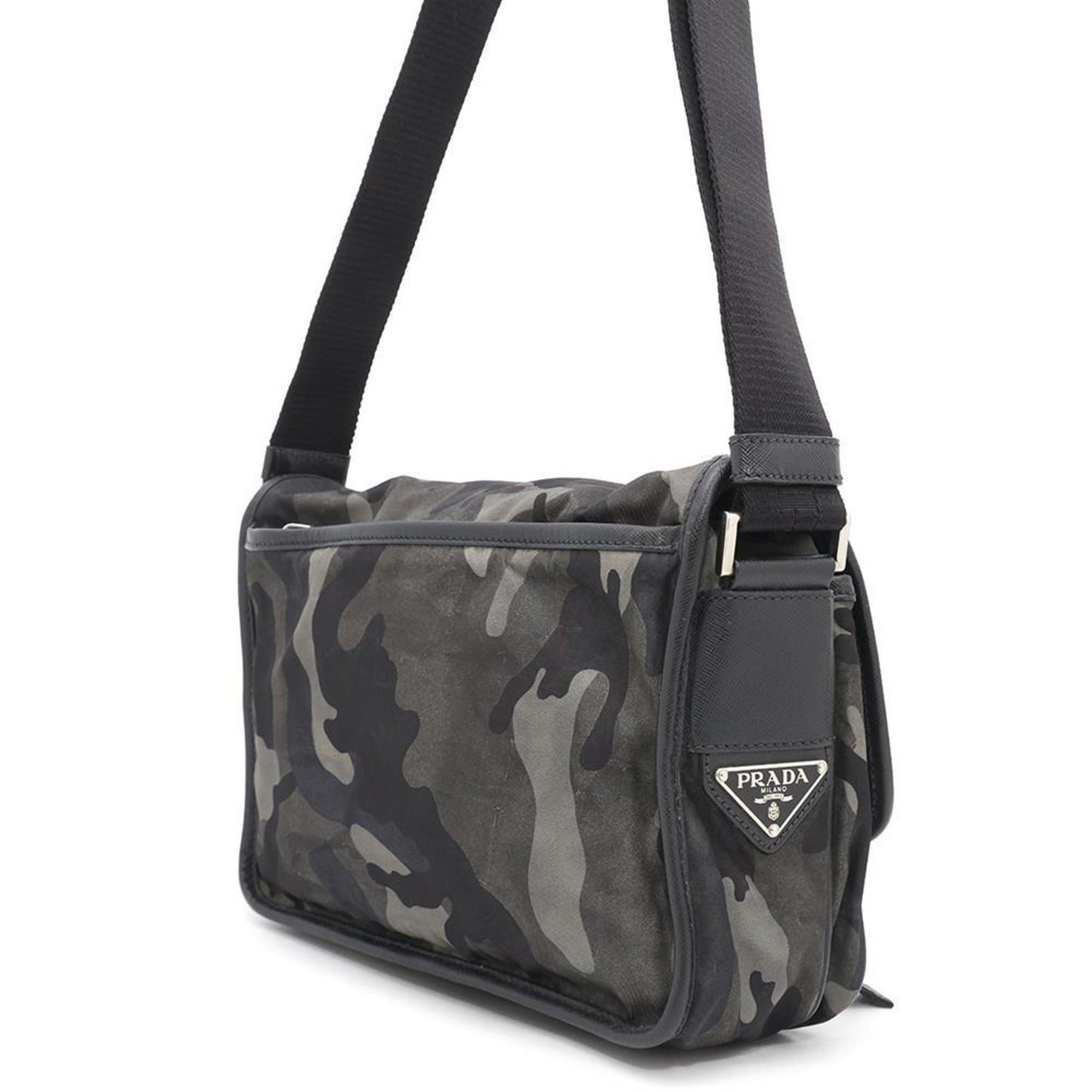 Prada Nylon Black Shoulder Bags