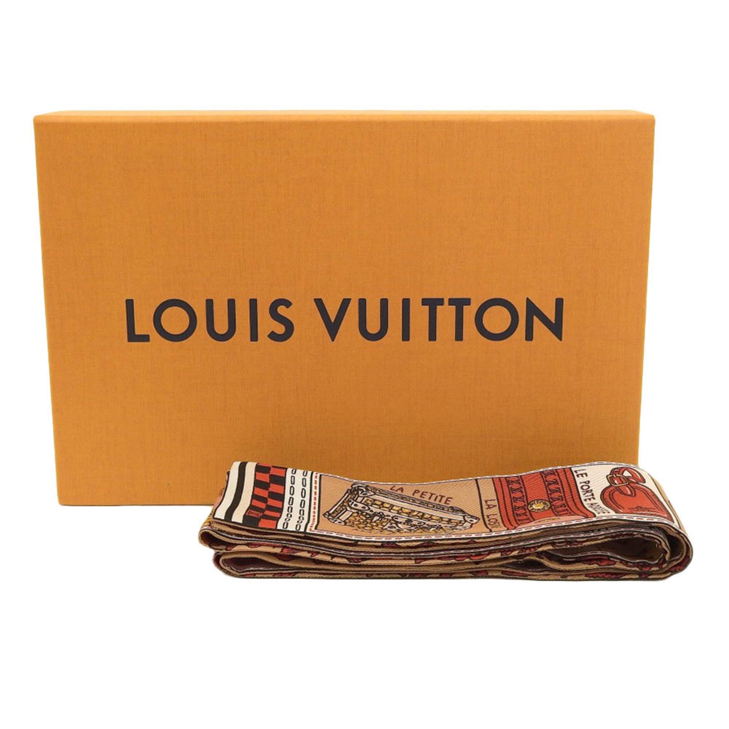 Louis Vuitton Silk Brown Scarves