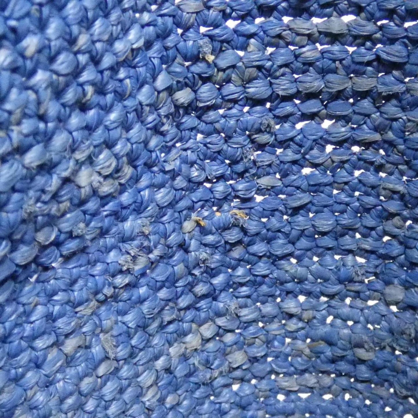 Loewe Woven Fabric Blue Handbags