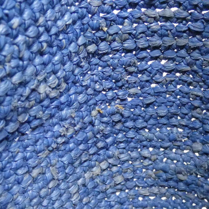 Loewe Woven Fabric Blue Handbags