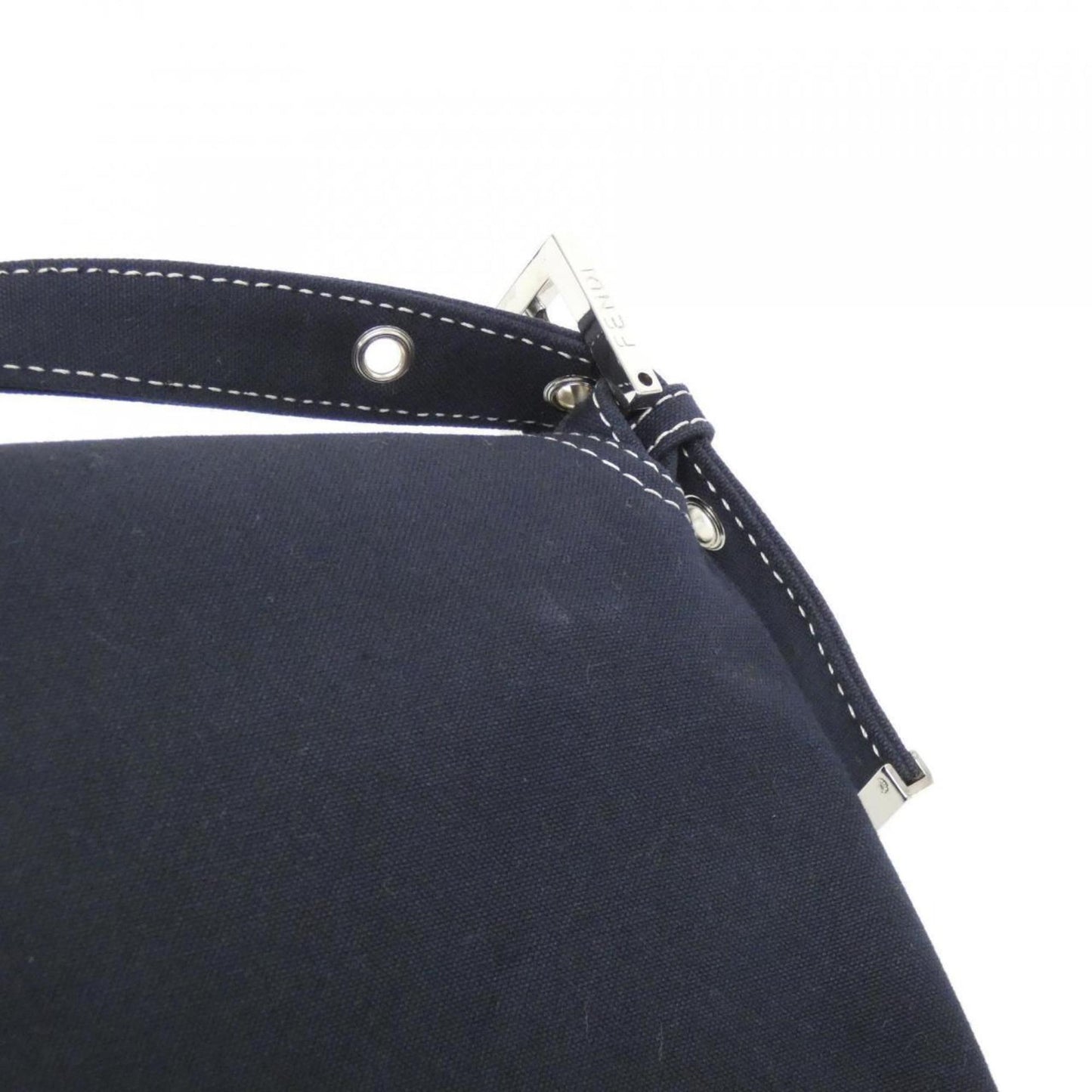 Fendi Canvas Blue Shoulder Bags