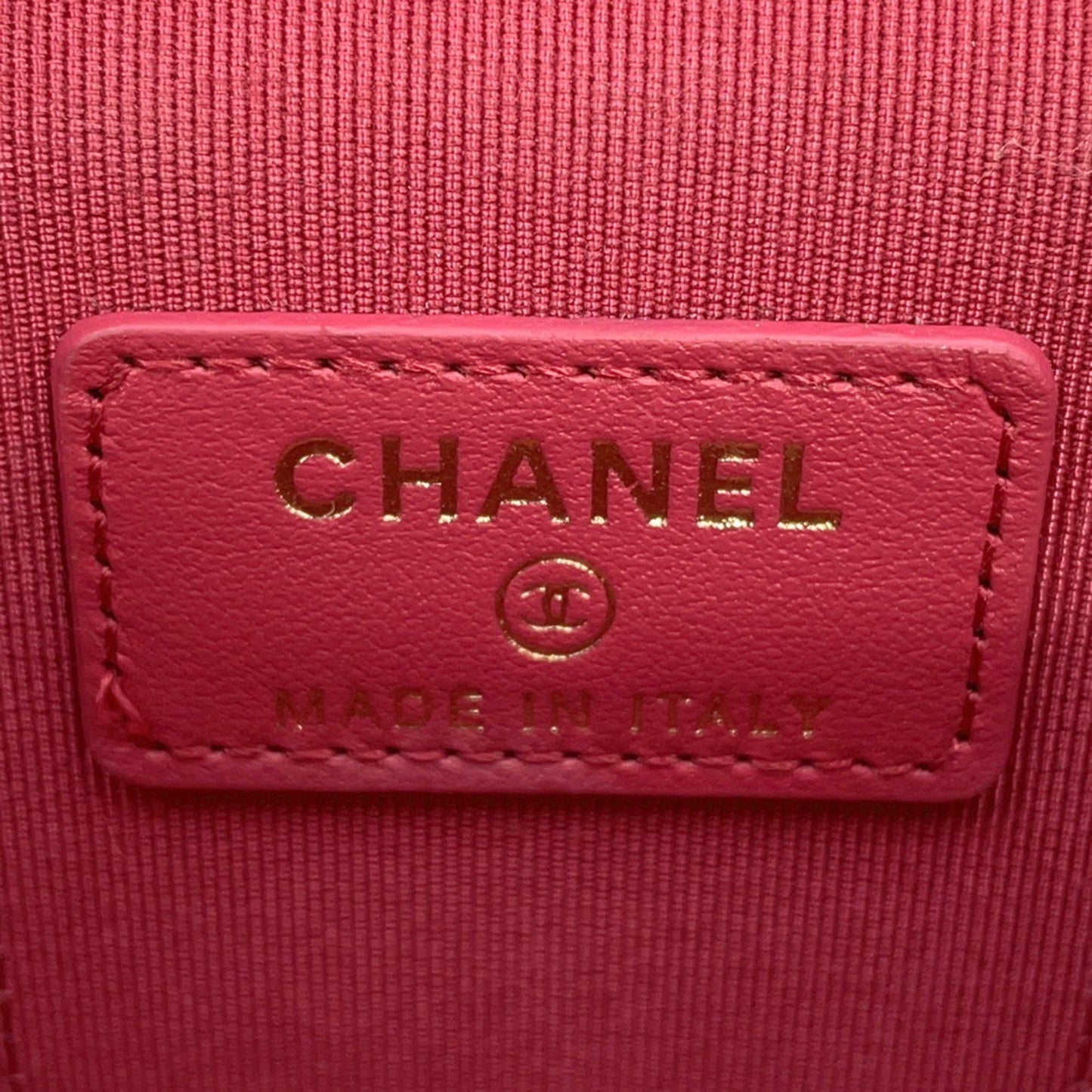 Chanel Calfskin Pink Shoulder Bags