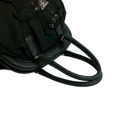 Prada Nylon Black Handbags