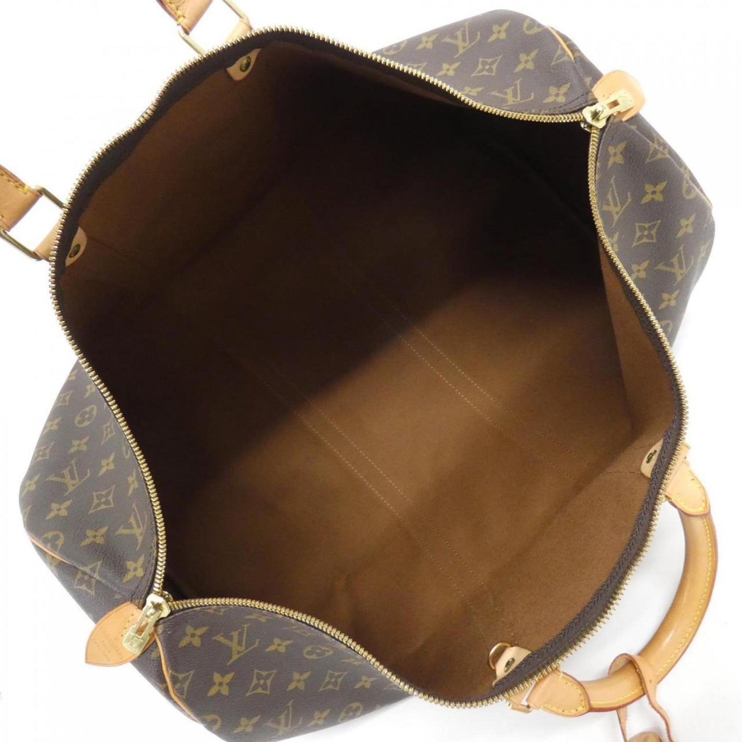 Louis Vuitton Coated Canvas Brown Travel Bags