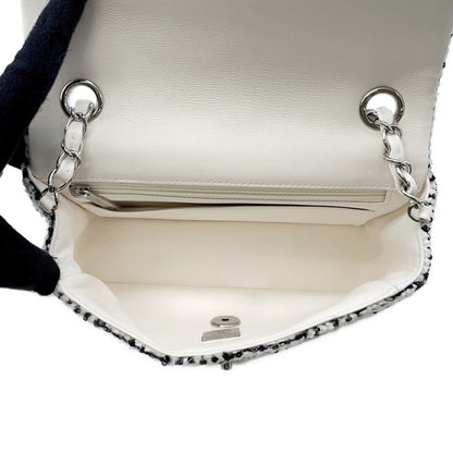 Chanel Tweed Black Shoulder Bags