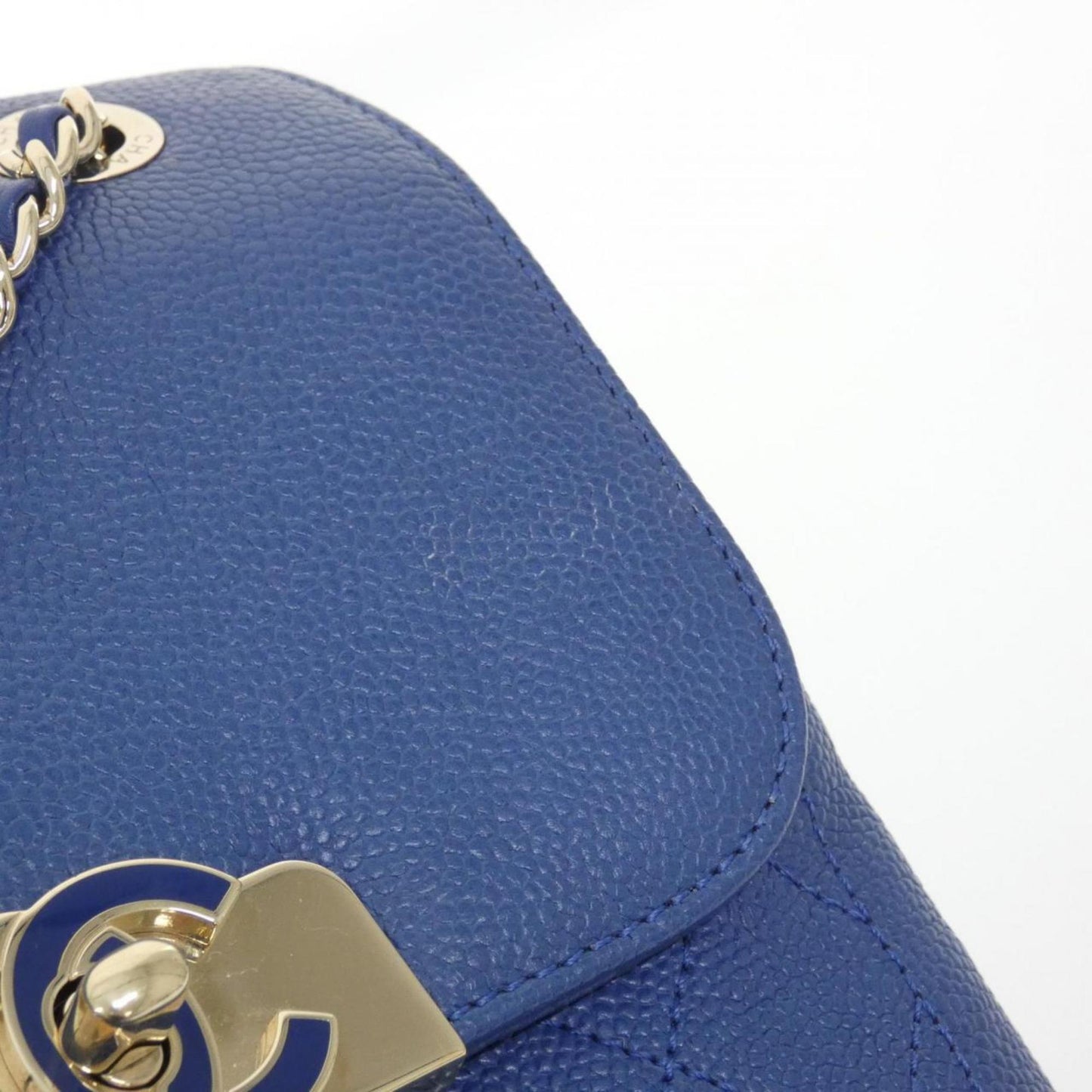 Chanel Calfskin Blue Backpacks
