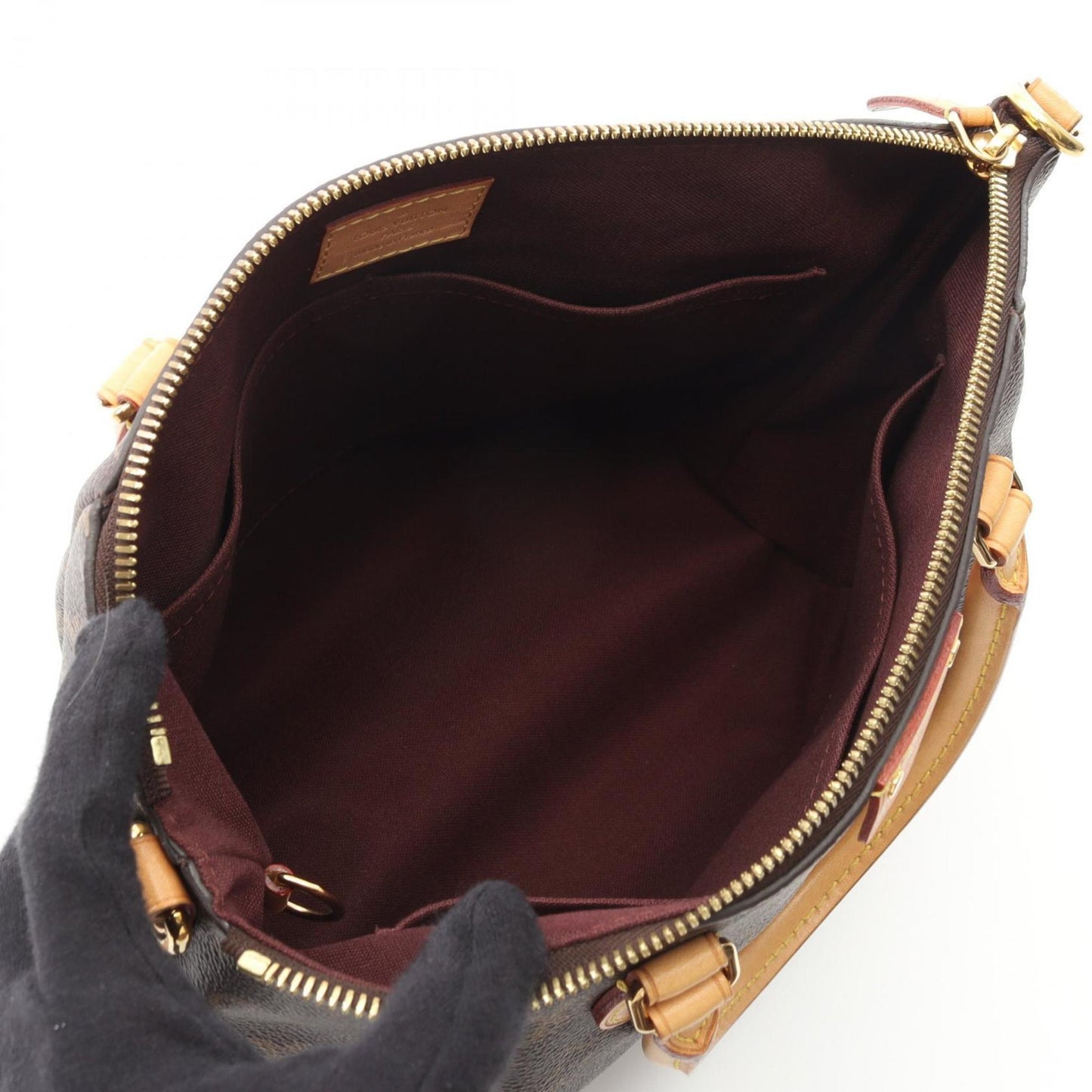 Louis Vuitton Coated Canvas Brown Handbags