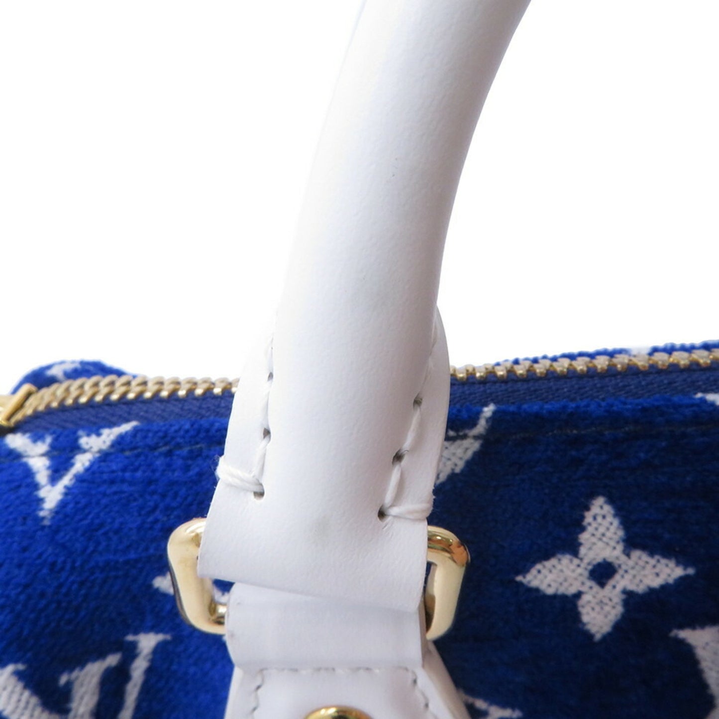 Louis Vuitton Woven Fabric Blue Handbags
