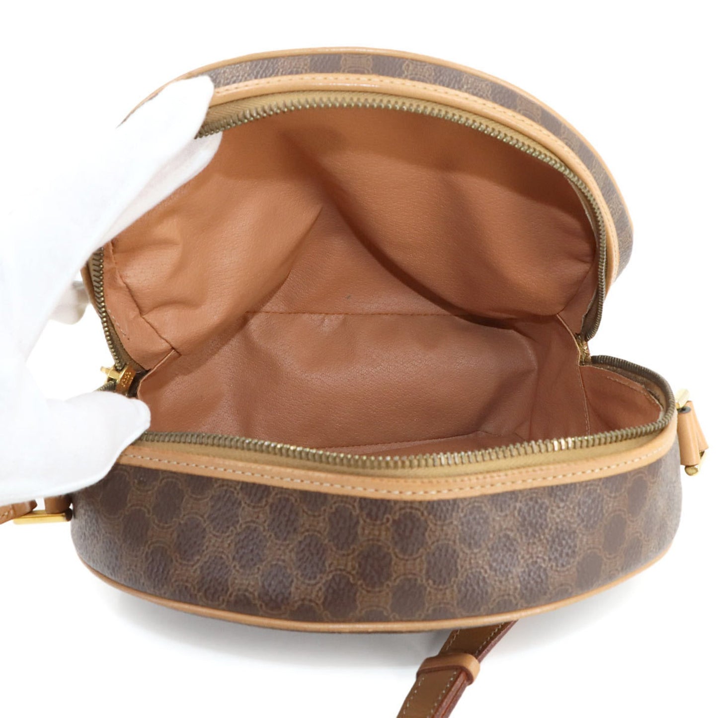 Celine Pvc Brown Shoulder Bags