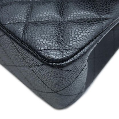 Chanel Calfskin Black Shoulder Bags