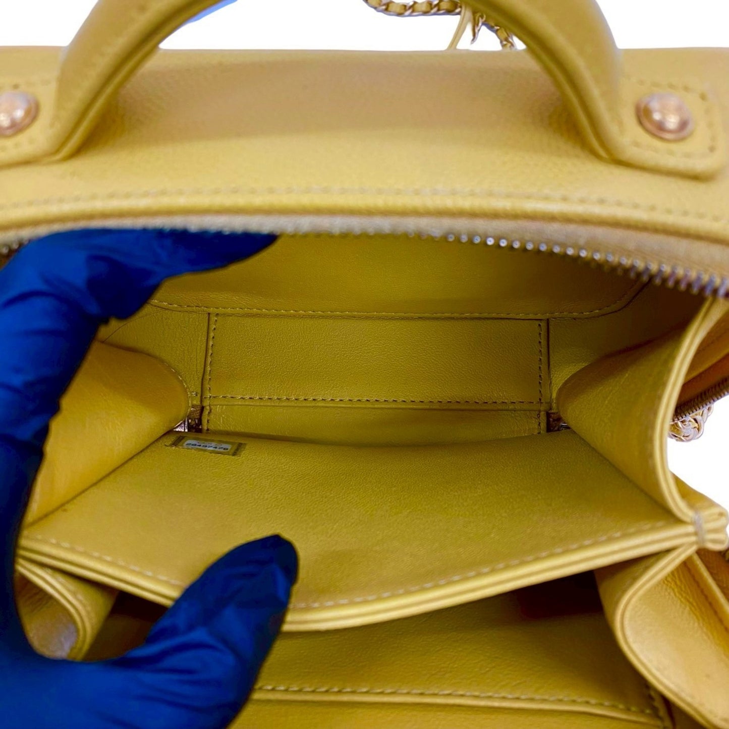 Chanel Calfskin Yellow Shoulder Bags