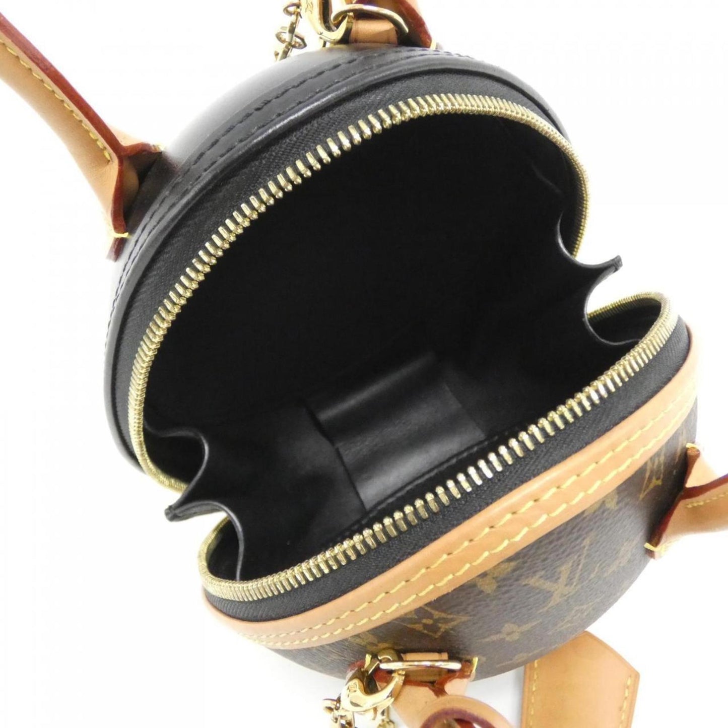 Louis Vuitton Coated Canvas Black Handbags