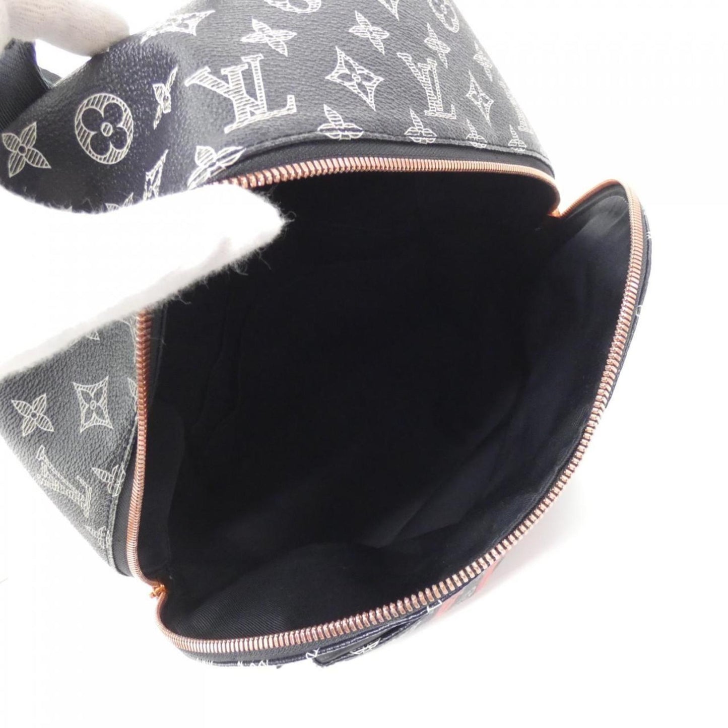 Louis Vuitton Coated Canvas Blue Backpacks