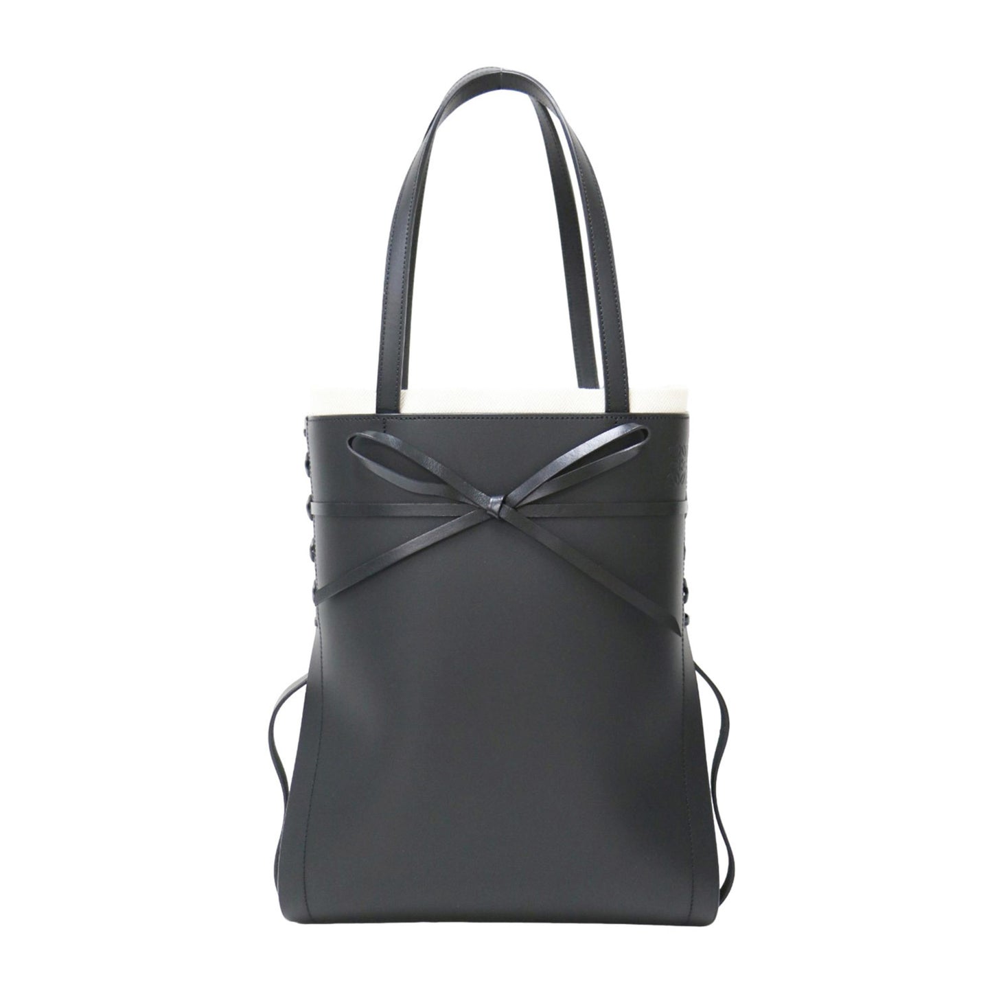 Loewe Canvas Black Tote Bags