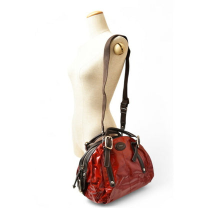 Tod's Patent Red Handbags