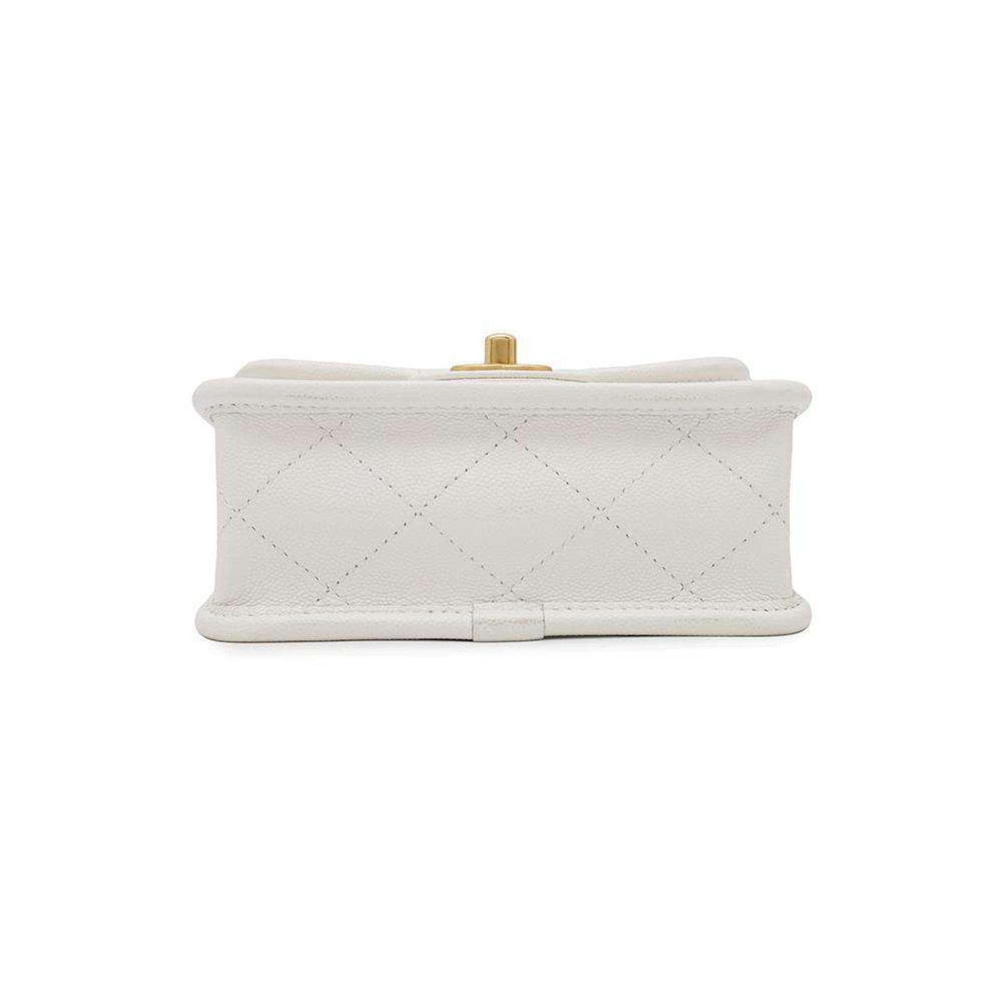 Chanel Calfskin White Shoulder Bags