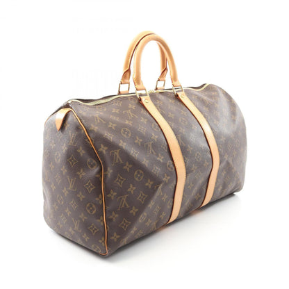 Louis Vuitton Coated Canvas Brown Travel Bags