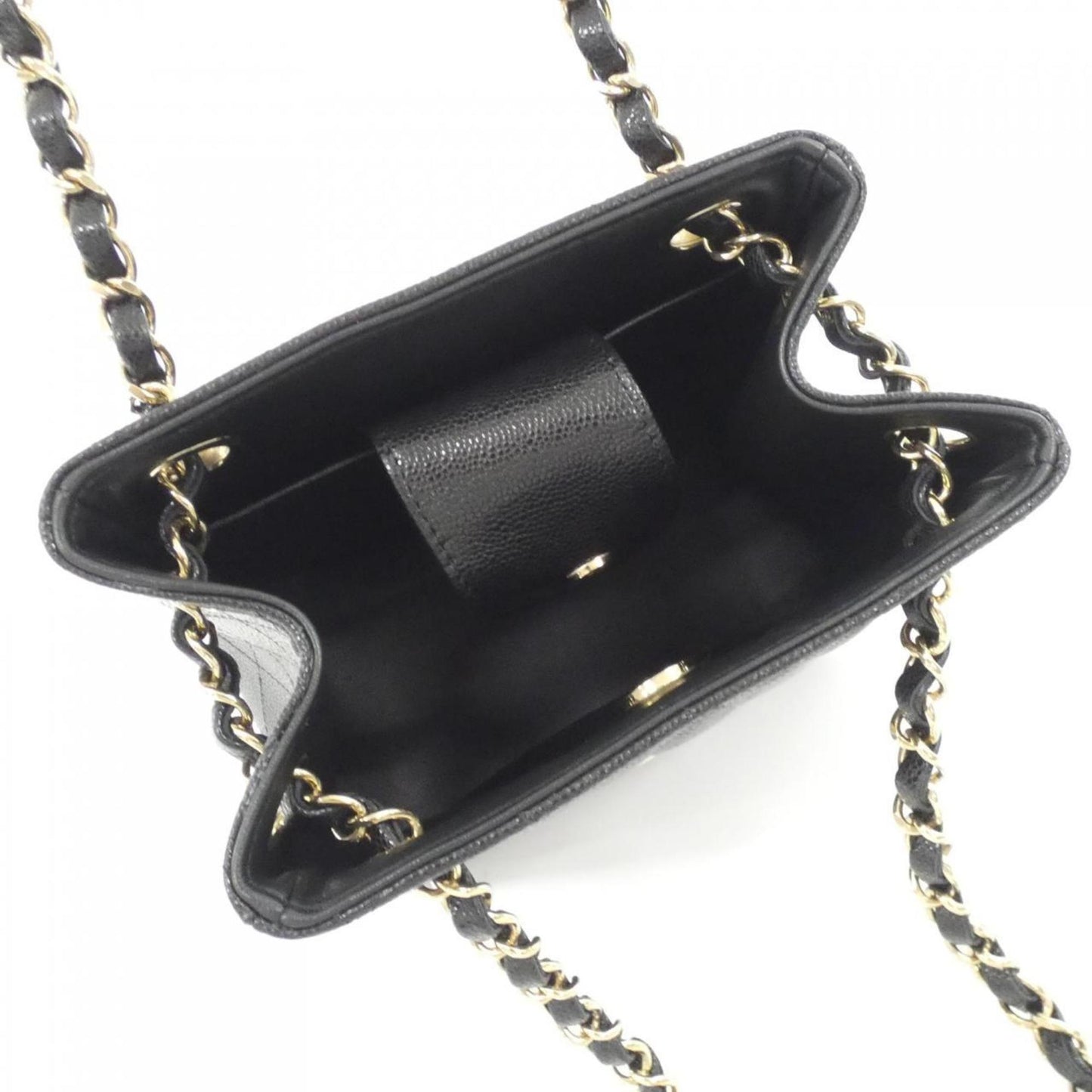 Chanel Calfskin Black Shoulder Bags