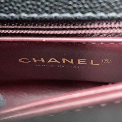 Chanel Calfskin Black Handbags