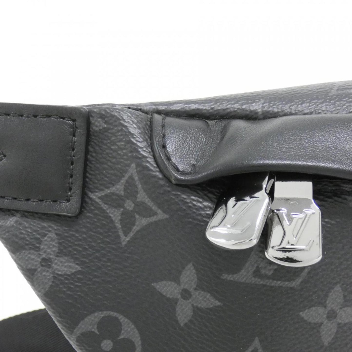 Louis Vuitton Coated Canvas Black Shoulder Bags