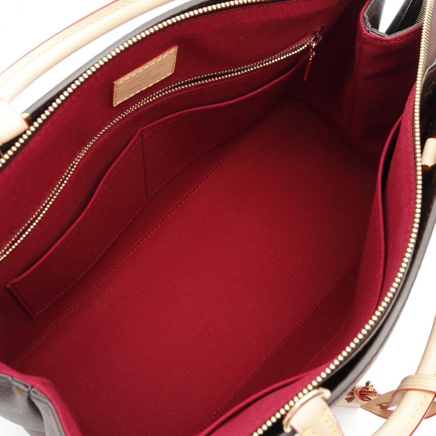 Louis Vuitton Coated Canvas Brown Handbags