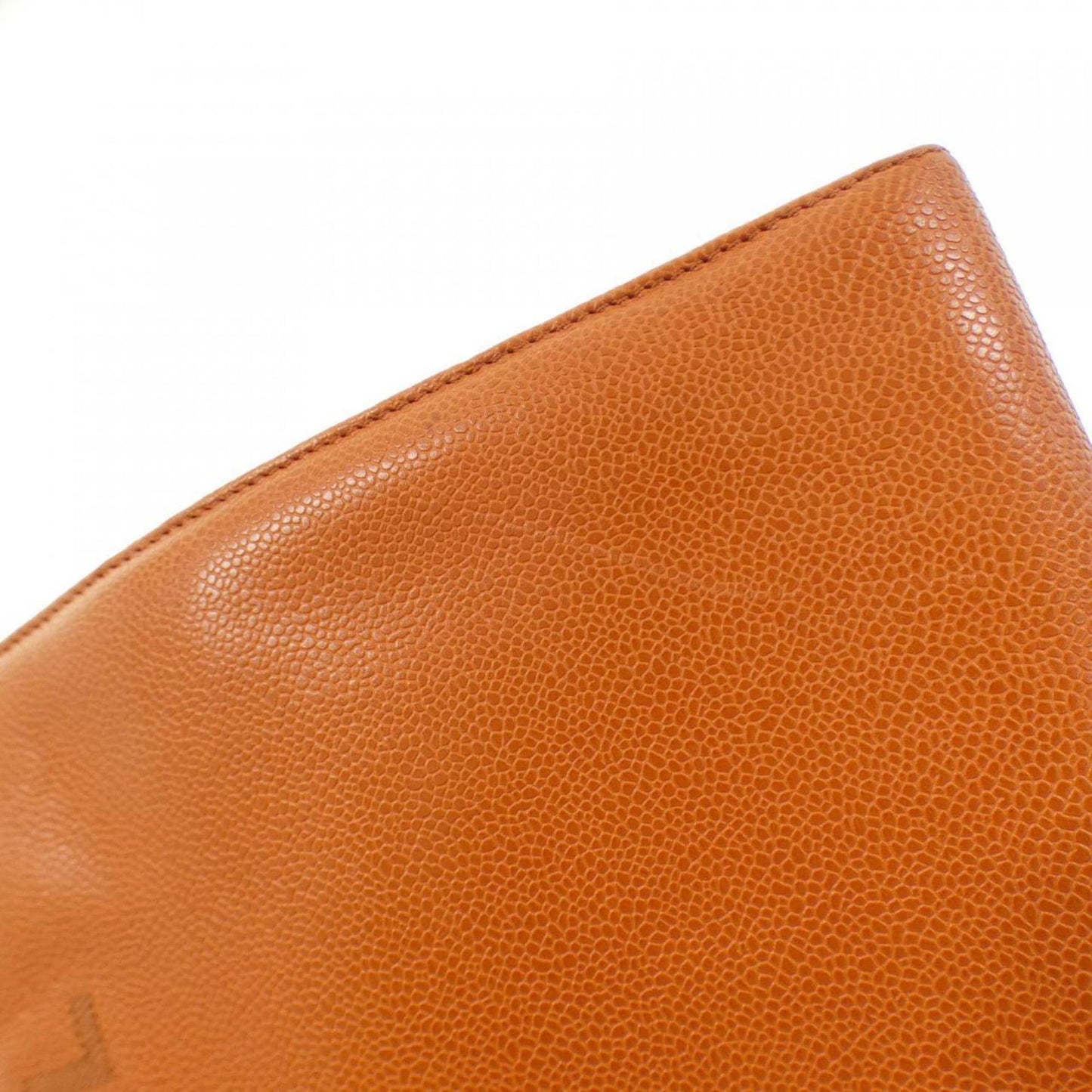 Chanel Calfskin Orange Shoulder Bags