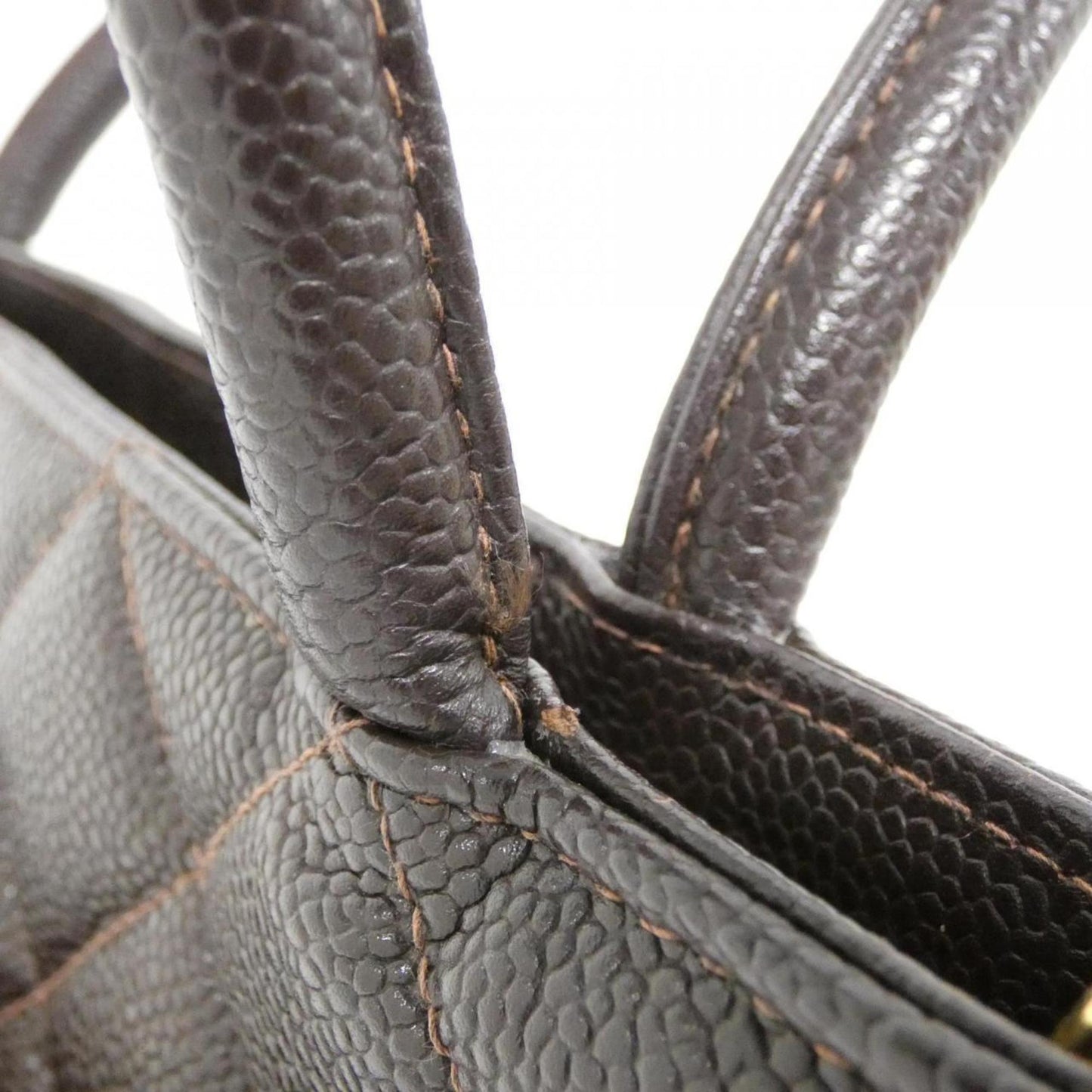 Chanel Calfskin Brown Handbags